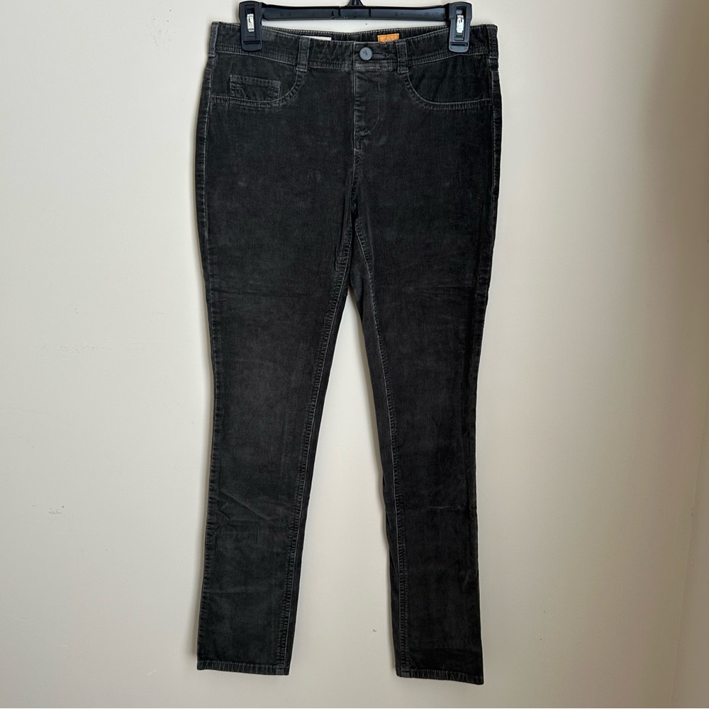 Anthropologie Pilcro & the Letterpress Gray Corduroy Straight Legging Pant Sz 29